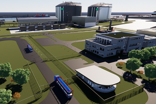 FCC Industrial obtiene el permiso para desarrollar la construcción de la primera terminal terrestre de gas licuado en Stade, Alemania