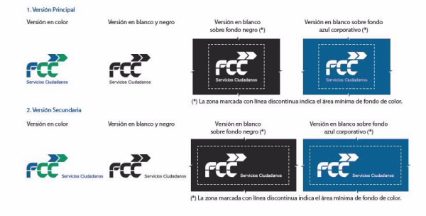 FCC Construccion - Guia de marca - Marca corporativa con descriptor