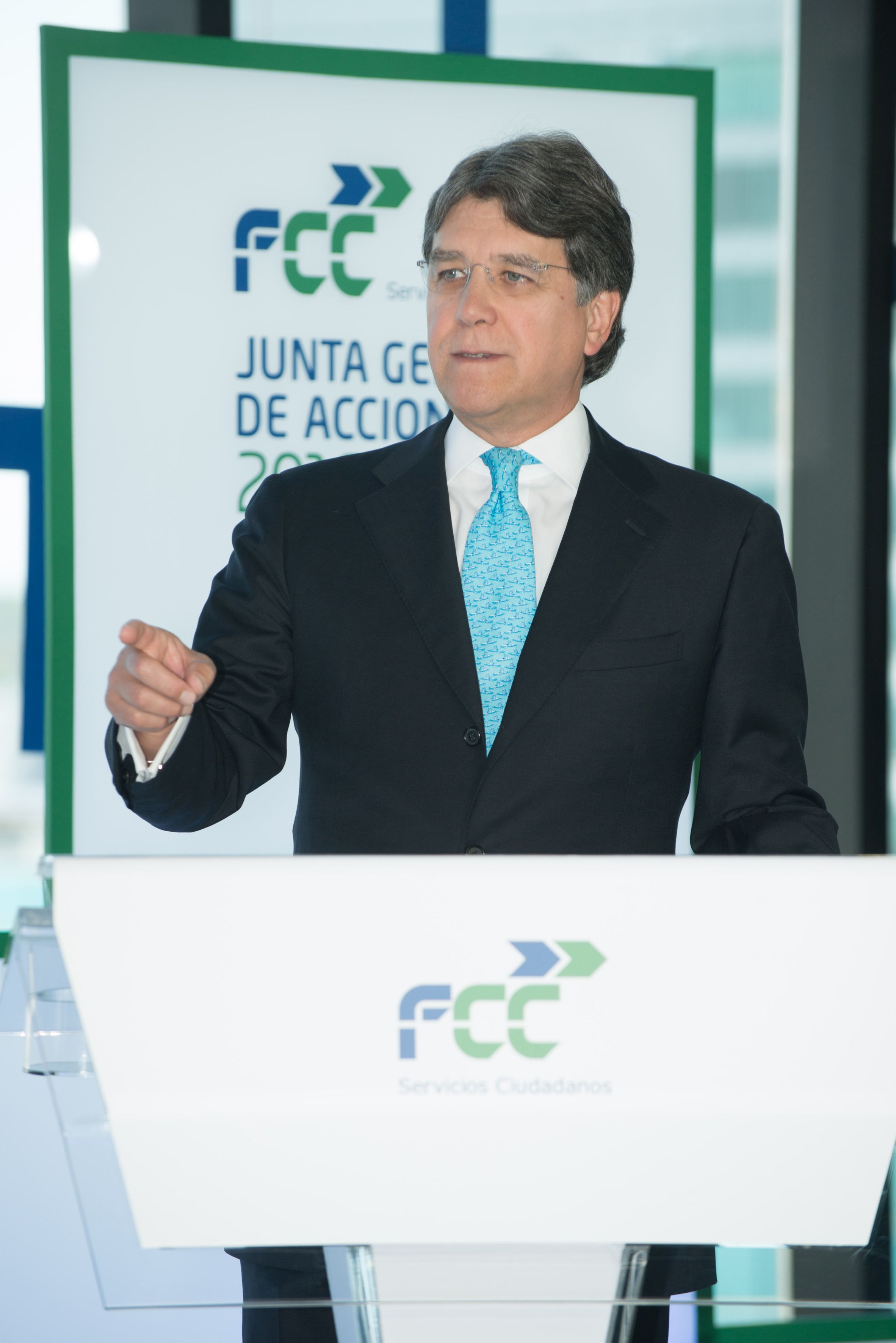 Carlos M. Jarque, Primer Ejecutivo y CEO, durante su intervención en la Junta General 2016