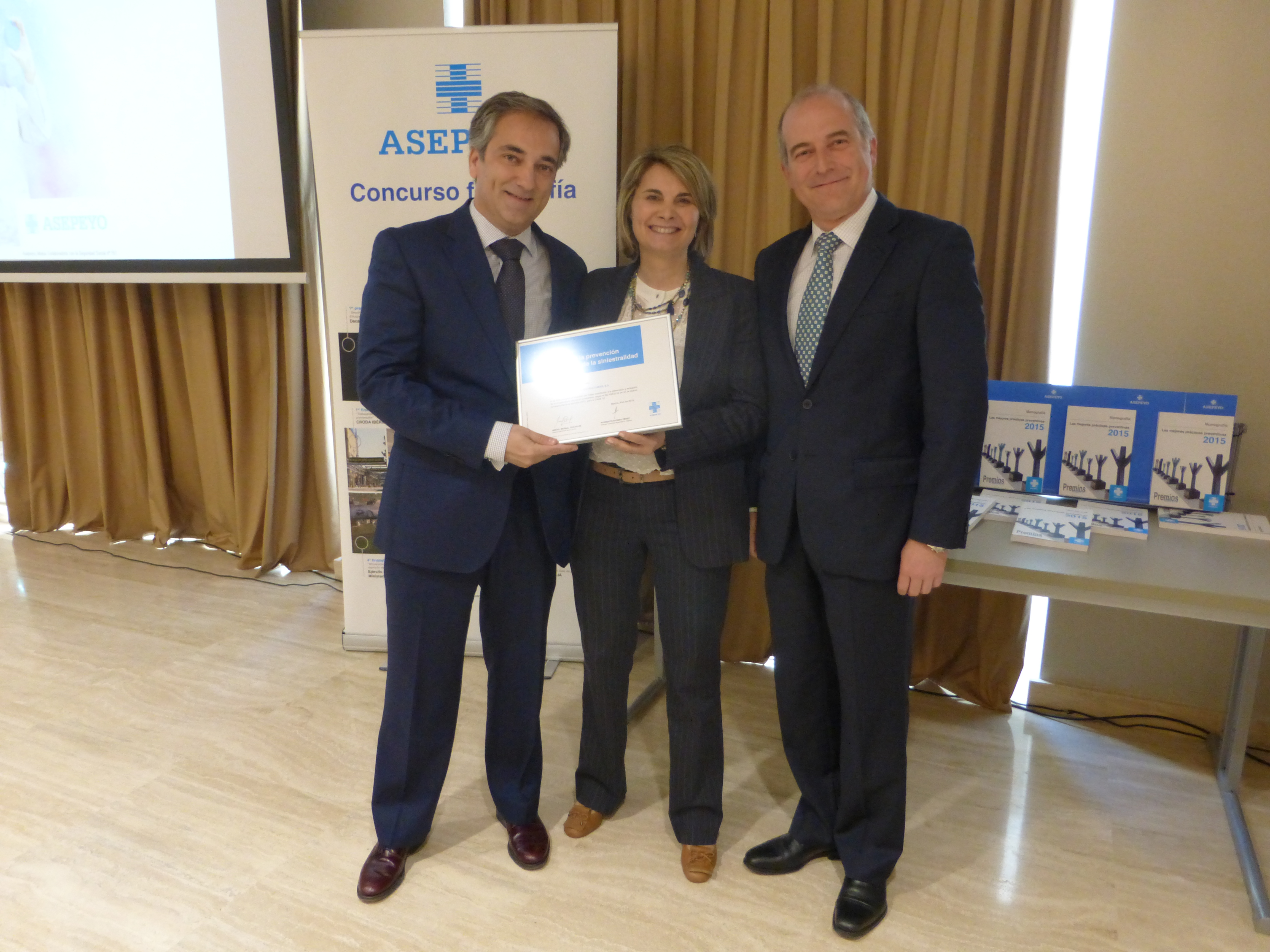 FCC Industrial is awarded for excellence in the management of prevention and reduction of accidents at work