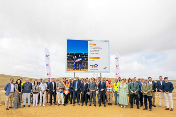FCC Industrial y TotalEnergies inician el proyecto de construcción de cinco plantas fotovoltaicas