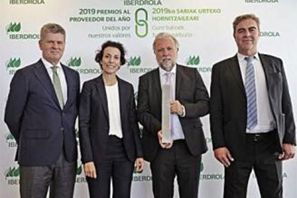 FCC Industrial galardonada en los “Premios al Proveedor del Año 2019” de Iberdrola