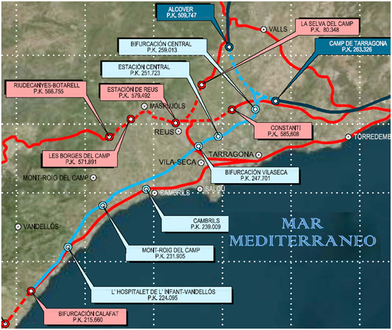 FCC Industrial wins a new contract in the High Speed Train (AVE) Mediterranean Corridor for 98.6 million euros