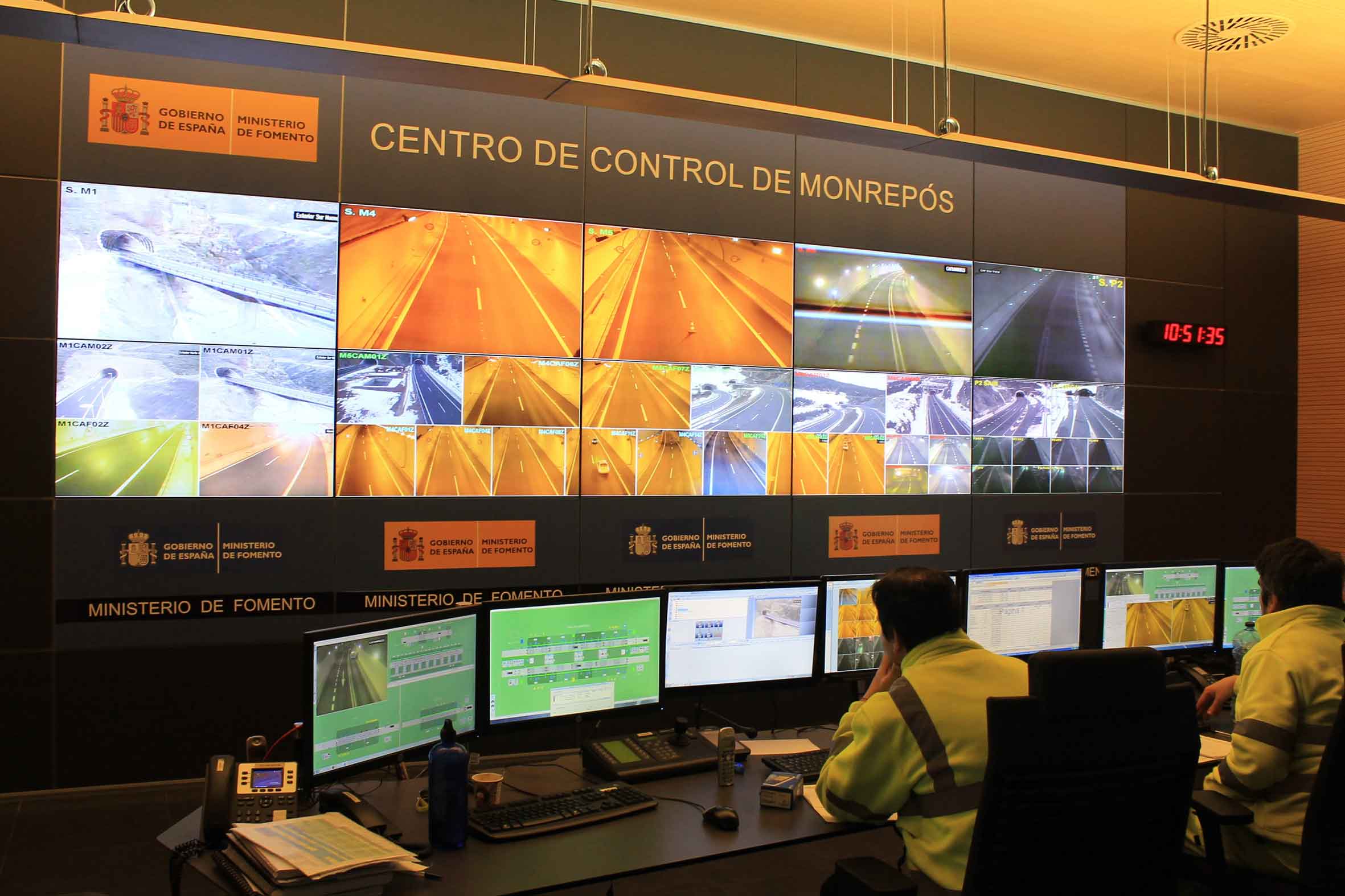 Control of tunnels Monrepós (Spain)