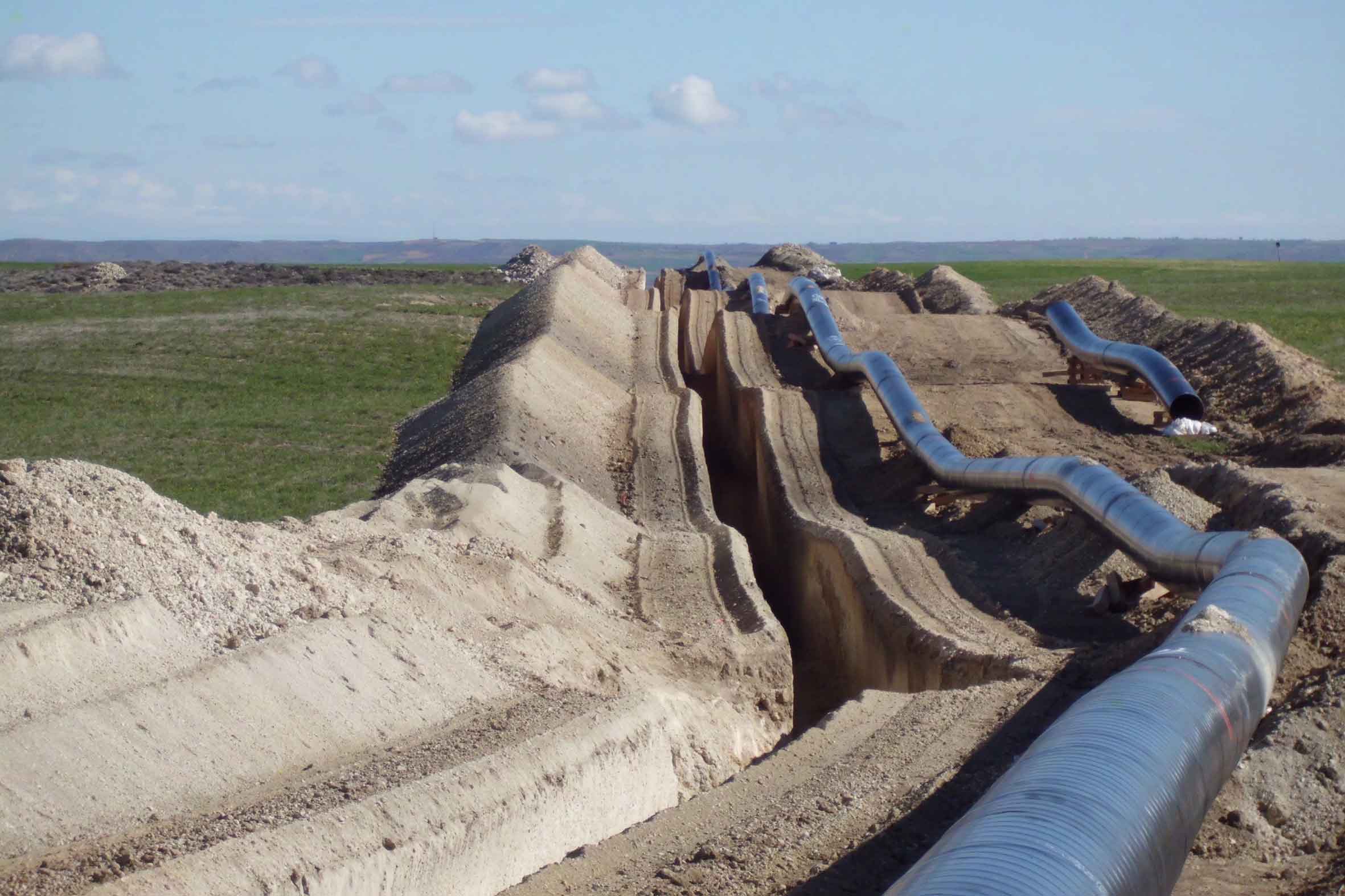 Gasoducto Yela-Villar de Arnedo (España)